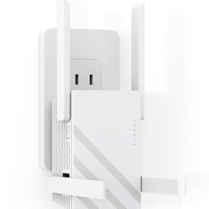 White Wi-Fi Range Extender